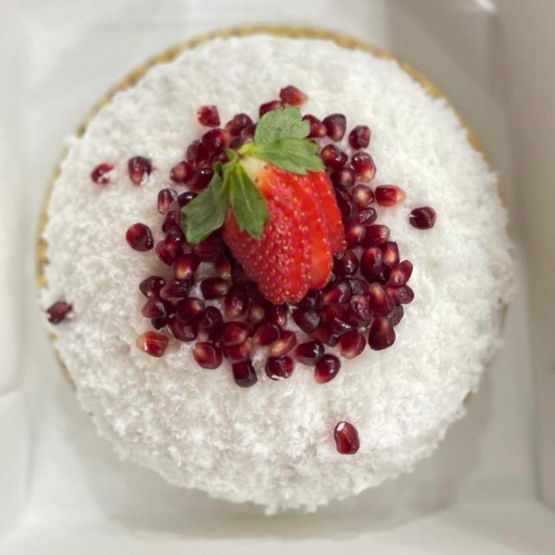 كيكة الثلج snow cake