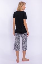 ⁦PC8250 طقم بيجاما للنساء قطعتين قطن برمودا⁩ - الصورة ⁦4⁩