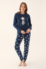 ⁦AR2617 طقم بيجاما فيليز دافئة من كولكشن الام وابنتها -Valeriastores⁩ - الصورة ⁦3⁩