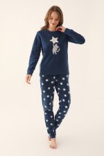 ⁦AR2617 طقم بيجاما فيليز دافئة من كولكشن الام وابنتها -Valeriastores⁩ - الصورة ⁦4⁩