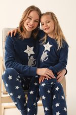 ⁦AR2617 طقم بيجاما فيليز دافئة من كولكشن الام وابنتها -Valeriastores⁩ - الصورة ⁦6⁩