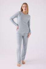 PC8908-S Pierre Cardin طقم بيجاما قطعتين لون ازرق مخضر -Valeriastores