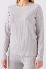 PC8908-S Pierre Cardin طقم بيجاما قطعتين لون رمادي فاتح-Valeriastores - الصورة 4