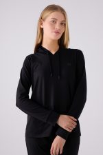 PC8923-S PIERRE CARDIN طقم تريننج للنساء قطعتين مع طاقية لون اسود -Valeriastores - الصورة 2