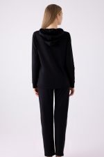 PC8923-S PIERRE CARDIN طقم تريننج للنساء قطعتين مع طاقية لون اسود -Valeriastores - الصورة 6
