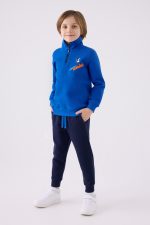 ⁦RP3438 تريننج للاطفال قطعتين مبطنة ودافية بلوز لون ازرق -Valeriastores⁩ - الصورة ⁦3⁩