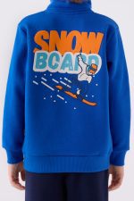 ⁦RP3438 تريننج للاطفال قطعتين مبطنة ودافية بلوز لون ازرق -Valeriastores⁩ - الصورة ⁦5⁩