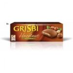 6 قطع من بسكويت Vicenzi Grisbi Nocciola مع كريمة البندق 150 جرام