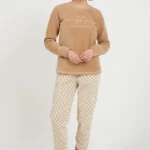 AR2278-S طقم بيجاما دافئ قطعتين للنساء